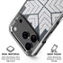 NYC Symmetric Flower iPhone 18 Pro Clear Case