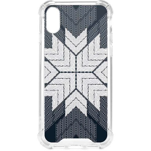 NYC Symmetric Flower iPhone XS Clear Case
