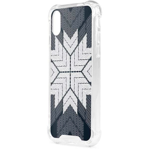 NYC Symmetric Flower iPhone XS Clear Case