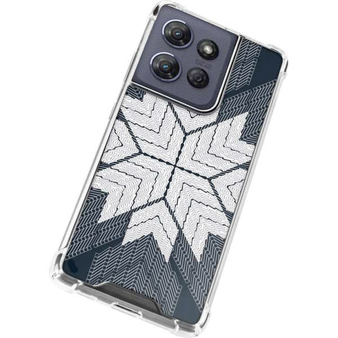 NYC Symmetric Flower Moto G 5G (2025) Clear Case