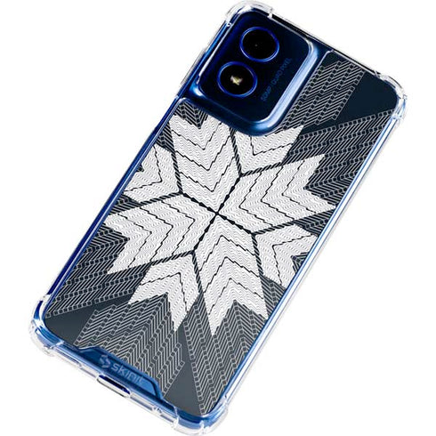NYC Symmetric Flower Moto G 5G (2024) Clear Case