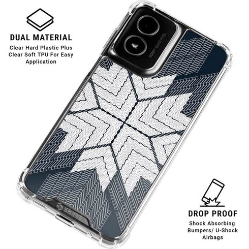NYC Symmetric Flower Moto G Power 5G (2024) Clear Case