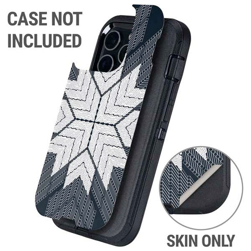 NYC Symmetric Flower Otterbox Defender iPhone Skin