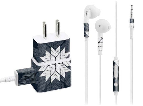 NYC Symmetric Flower Phone Charger Skin