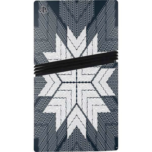 NYC Symmetric Flower PS5 Pro Disk Console Skin