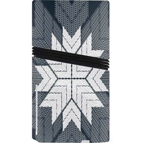 NYC Symmetric Flower PS5 Pro Disk Console Skin