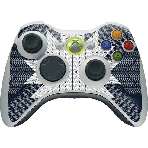 NYC Symmetric Flower Xbox 360 Wireless Controller Skin