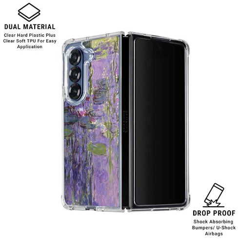 Nympheas, 1916-19 by Monet Galaxy Z Fold6 Clear Case