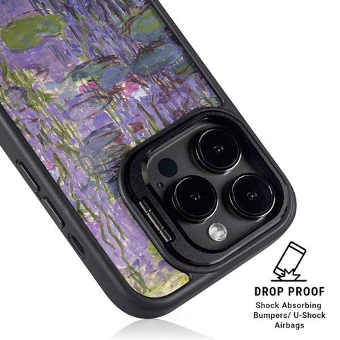 Nympheas, 1916-19 by Monet iPhone 14 Pro Max Kickstand Case