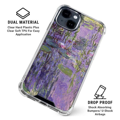 Nympheas, 1916-19 by Monet iPhone 15 Clear Case