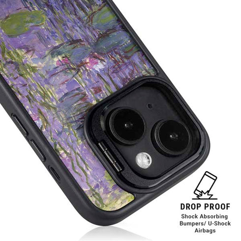 Nympheas, 1916-19 by Monet iPhone 15 Kickstand Case