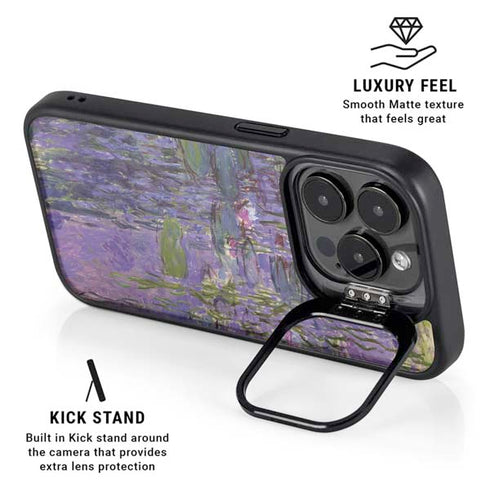 Nympheas, 1916-19 by Monet iPhone 15 Pro Kickstand Case