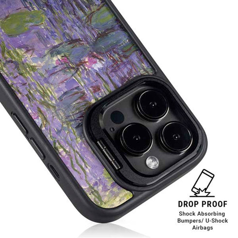 Nympheas, 1916-19 by Monet iPhone 16 Pro Kickstand Case