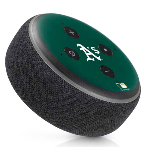 MLB Oakland Athletics - Solid Distressed Amazon Echo Dot Skin