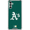 MLB Oakland Athletics - Solid Distressed Galaxy A13 5G Clear Case