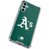 MLB Oakland Athletics - Solid Distressed Galaxy A13 5G Clear Case