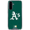 MLB Oakland Athletics - Solid Distressed Galaxy A36 5G Clear Case