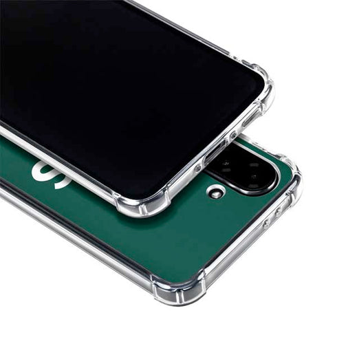 MLB Oakland Athletics - Solid Distressed Galaxy A36 5G Clear Case