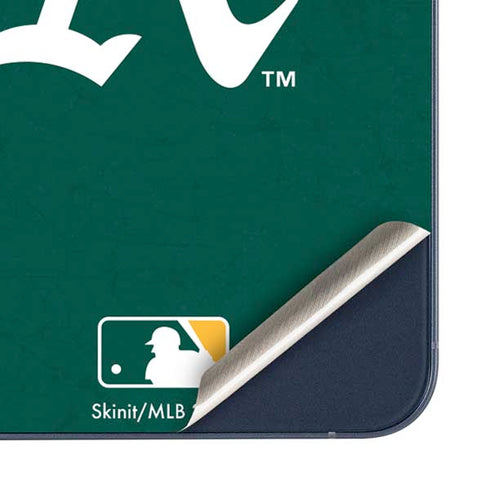 MLB Oakland Athletics - Solid Distressed Galaxy A36 5G Skin