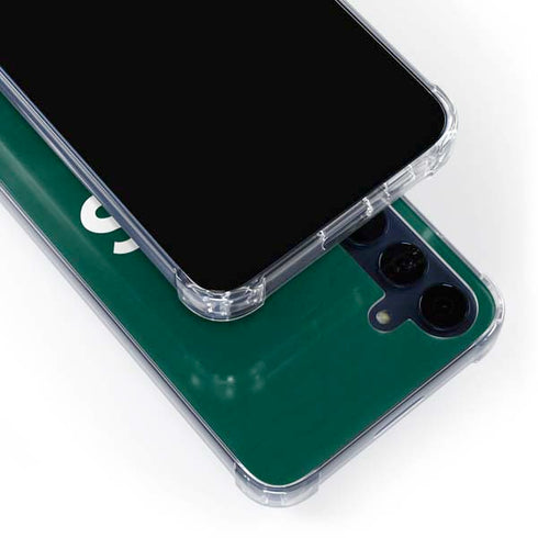 MLB Oakland Athletics - Solid Distressed Galaxy A55 5G Clear Case