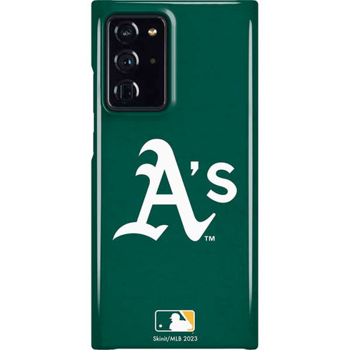 MLB Oakland Athletics - Solid Distressed Galaxy Cases