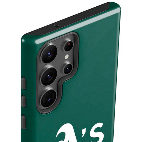 MLB Oakland Athletics - Solid Distressed Galaxy S23 Ultra Pro Case
