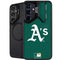 MLB Oakland Athletics - Solid Distressed Galaxy S24 FE Kickstand Case