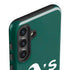 MLB Oakland Athletics - Solid Distressed Galaxy S25 Impact Case