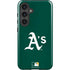 MLB Oakland Athletics - Solid Distressed Galaxy S25 Plus Impact Case