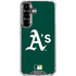 MLB Oakland Athletics - Solid Distressed Galaxy S26 Clear Case