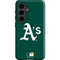 MLB Oakland Athletics - Solid Distressed Galaxy S26 Plus Impact Case