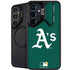 MLB Oakland Athletics - Solid Distressed Galaxy S26 Plus Kickstand Case