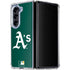 MLB Oakland Athletics - Solid Distressed Galaxy Z Fold5 5G Clear Case