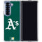 MLB Oakland Athletics - Solid Distressed Galaxy Z Fold6 Clear Case