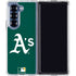MLB Oakland Athletics - Solid Distressed Galaxy Z Fold6 Clear Case