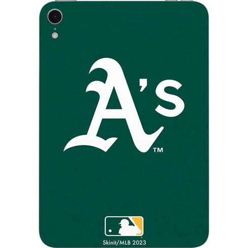 MLB Oakland Athletics - Solid Distressed Apple iPad Mini Skin