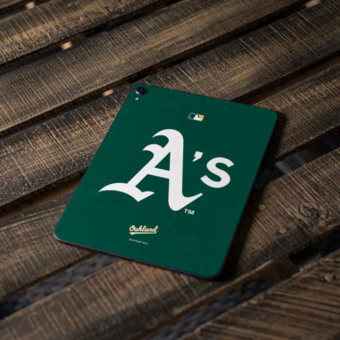 MLB Oakland Athletics - Solid Distressed Apple iPad Pro Skin