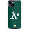 MLB Oakland Athletics - Solid Distressed iPhone 15 Clear Case