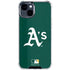 MLB Oakland Athletics - Solid Distressed iPhone 15 Clear Case