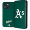 MLB Oakland Athletics - Solid Distressed iPhone 15 Plus Folio Case