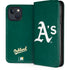 MLB Oakland Athletics - Solid Distressed iPhone 15 Plus Folio Case