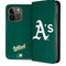 MLB Oakland Athletics - Solid Distressed iPhone 15 Pro Folio Case