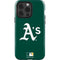 MLB Oakland Athletics - Solid Distressed iPhone 15 Pro Impact Case