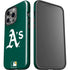 MLB Oakland Athletics - Solid Distressed iPhone 15 Pro Impact Case