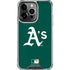 MLB Oakland Athletics - Solid Distressed iPhone 16 Pro Max Clear Case