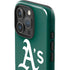 MLB Oakland Athletics - Solid Distressed iPhone 16 Pro Max Impact Case