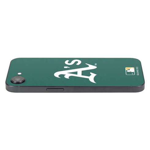 MLB Oakland Athletics - Solid Distressed iPhone 16e Skin