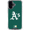 MLB Oakland Athletics - Solid Distressed iPhone 17 Clear Case