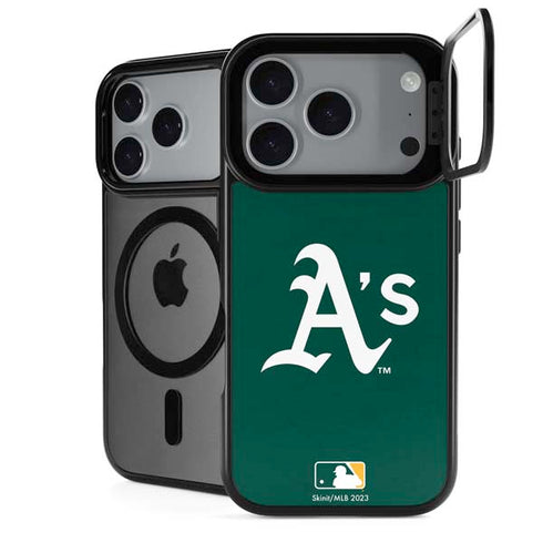 MLB Oakland Athletics - Solid Distressed iPhone 18 Pro Max Kickstand Case
