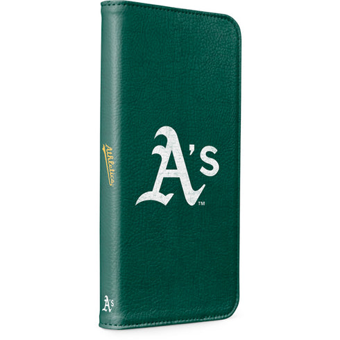 MLB Oakland Athletics - Solid Distressed iPhone 8 Folio Case